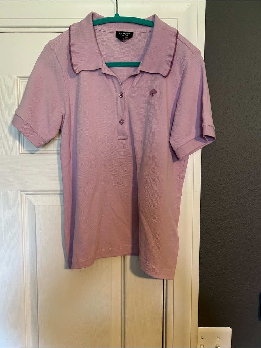 kate spade women’s Light Lavender Polo Top